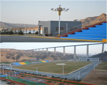 廣場(chǎng)高桿燈、中華燈-陜西渭南合陽(yáng)特警訓(xùn)練基地廣場(chǎng)照明